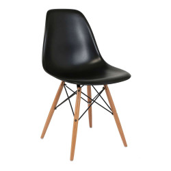 Καρέκλα Anita-Wood Μαύρο 46 x 55 x 82