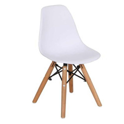 ART Wood Καρέκλα PP Λευκό 32x34x57cm Παιδική (Σετ 4 ΤΕΜ)