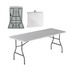 Τραπέζι συνεδρίου λευκό πτυσσόμενο (βαλίτσα) 180x74x74