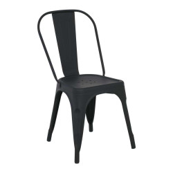 Καρέκλα RELIX Μεταλ.Μαύρη Matte High 44x49x84cm