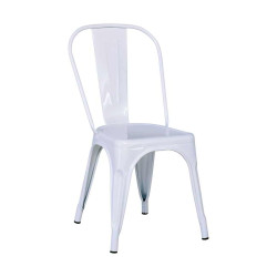 καρέκλα RELIX Steel Άσπρο 44x49x84cm