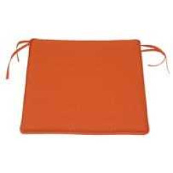 Μαξιλάρι Καθίσματος Μονό 45x45x4cm Πορτοκαλί