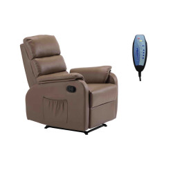 Πολυθρόνα Relax Massage COMFORT Pu Cappuccino 79x97x101cm