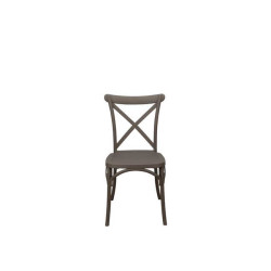 Καρέκλα DESTINY PP Mocha 48x55x91cm