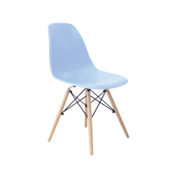 Καρέκλα ART Wood PP Σιέλ 46x52x82cm (Σετ 4 ΤΕΜ)