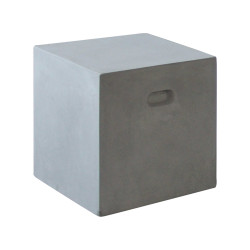 Cubic Σκαμπώ CONCRETE 37x37cm Cement Grey