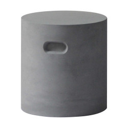 Cylinder Σκαμπώ CONCRETE D.37cm Cement Grey