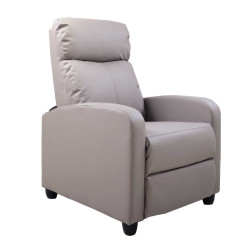 Πολυθρόνα Relax Porter Σαλονιού - Καθιστικού / Pu Cappuccino . Διάσταση: 68x86x99cm