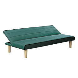 Biz Καναπές / Κρεβάτι Σαλονιού - Καθιστικού / Ύφασμα Πράσινο . Διάσταση: 167x75x70cm /Κρεβάτι 167x87x32