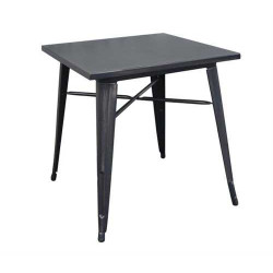 Τραπέζι RELIX  70x70 Μεταλ. Antique Black