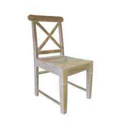 Καρέκλα Maison Kika Antique Λευκό 46x50x94cm (Σετ 2 ΤΕΜ)
